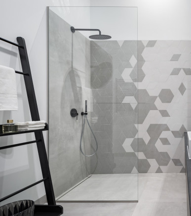Baño con bonitos acabados