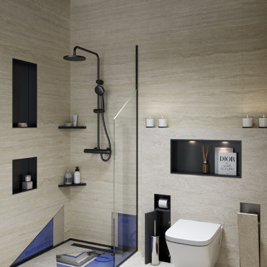 Ducha a ras de suelo