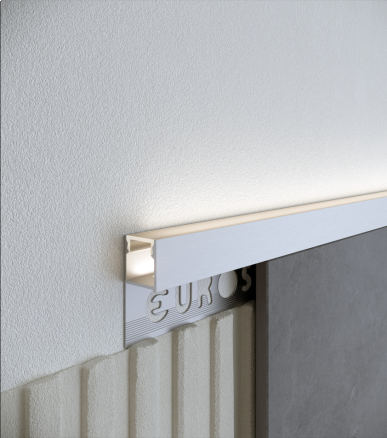 Perfil de aluminio con led interior