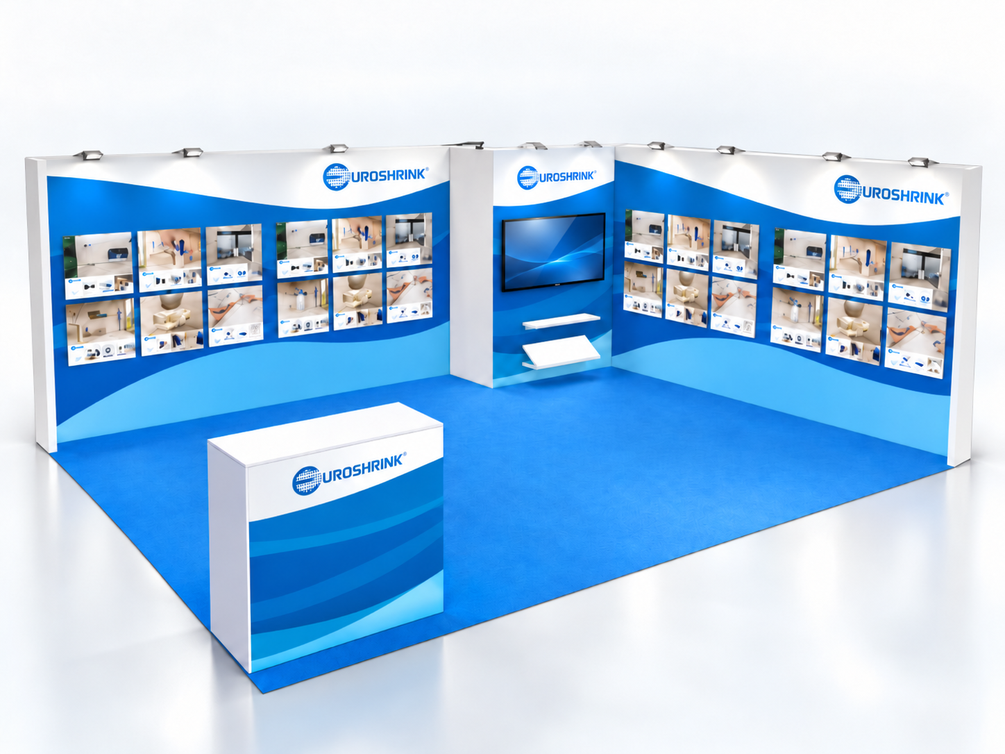 Stand corporativo EUROSHRINK® azul y blanco.png